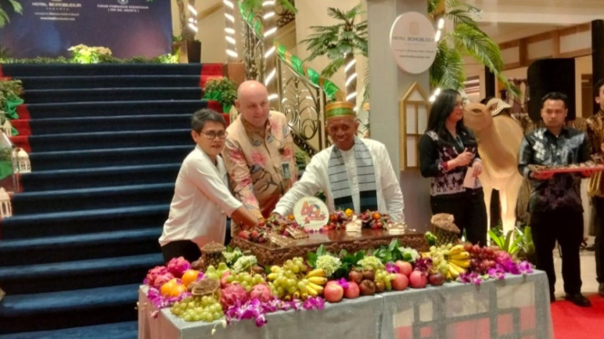 Puncak perayaan hari ulang tahun Hotel Borobudur Jakarta ke-49