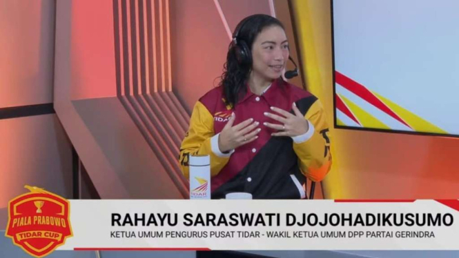 Waketum Partai Gerindra dan Ketum PP TIDAR, Rahayu Saraswati Djojohadikusumo