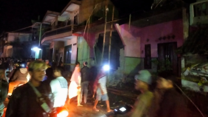 Ledakan Petasan di Magelang Jawa Tengah