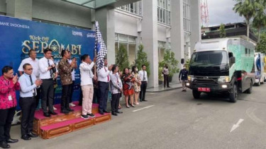 Mobil penukaran uang rupiah di Papua