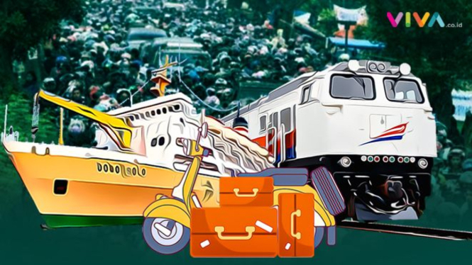 Mudik Gratis Pemotor Naik Kereta Api dan Kapal Laut