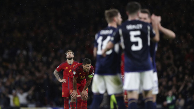 Kualifikasi EURO 2024, Skotlandia vs Spanyol