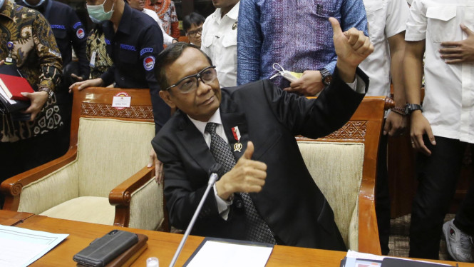 Mahfud MD Hadiri RDP Dengan Komisi III DPR Terkait 349 Triliun