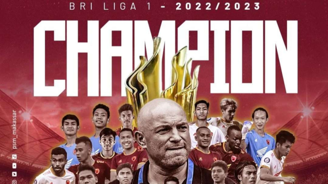 PSM Makassar juara Liga 1 2022/23