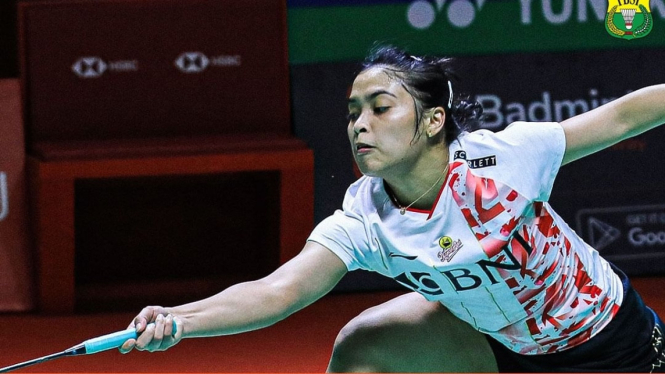 Tunggal putri Indonesia Gregoria Mariska Tunjung