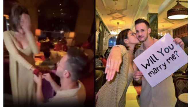 Nikita Mirzani dilamar kekasihnya, Antonio Dedola