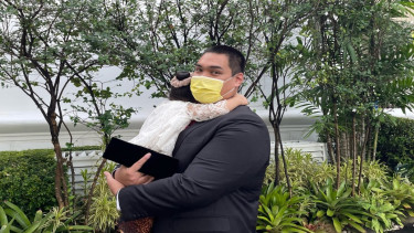 Menpora Dito Ariotedjo tiba di Istana Kepresidenan Negara, Senin 3/4