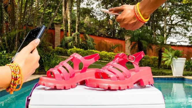 Jelly shoes Zaxy.