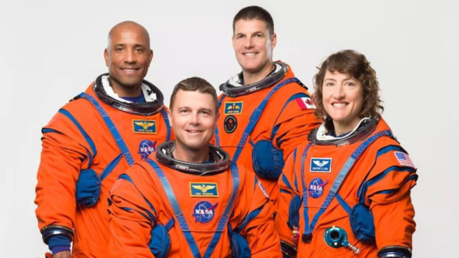 Kru misi Artemis 2 NASA yang akan terbang ke Bulan.