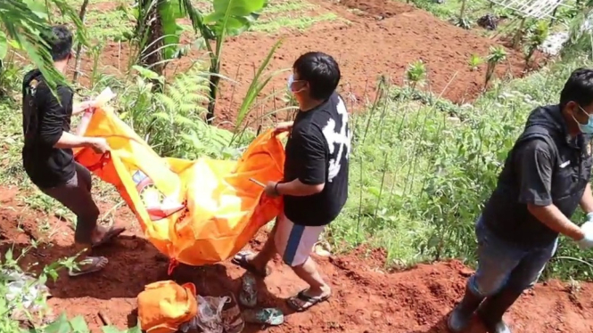 Jenazah korban dukun mbah Slamet di Banjarnegara
