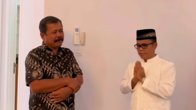 Haji Faisal bertemu pak Ansori, sosok penolong Gala Sky saat tragedi kecelakaan