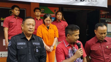 Wanita pelaku penggelapan dan penipuan mobil rental di Bali