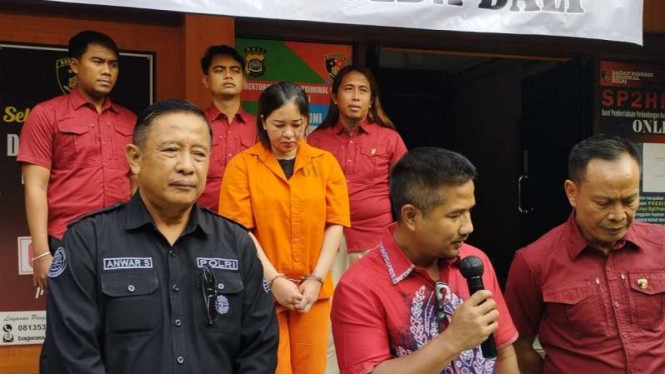 Wanita pelaku penggelapan dan penipuan mobil rental di Bali