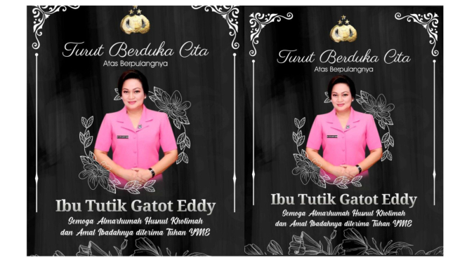 Istri Wakapolri Komjen Gatot Eddy meninggal dunia