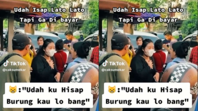 Viral PSK Bertengkar dengan Seorang Pria