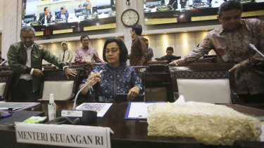 Sri Mulyani Rapat Kerja Dengan Komisi XI DPR RI