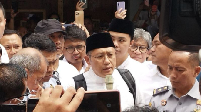 Mantan Ketum Demokrat Anas Urbaningrum bebas dari Lapas Sukamiskin.