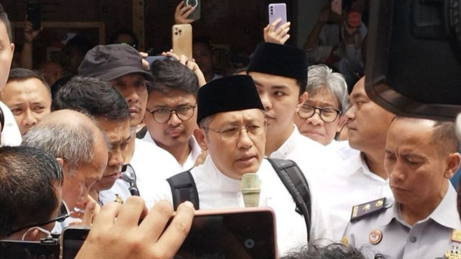 Mantan Ketum Demokrat Anas Urbaningrum bebas dari Lapas Sukamiskin.
