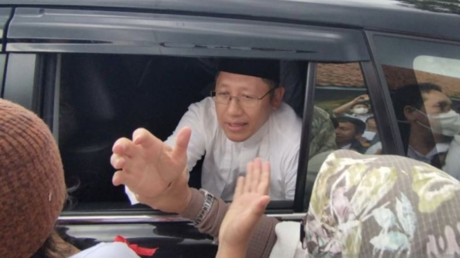 Mantan Ketum Demokrat Anas Urbaningrum bebas dari Lapas Sukamiskin.