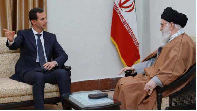 Presiden Suriah dan Presiden Iran