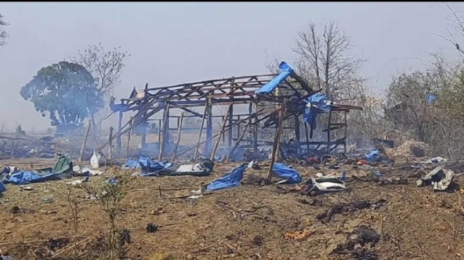 Lokasi Pemboman Oleh Junta Militer Myanmar