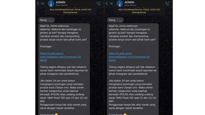 Awas Modus Penipuan Terbaru Lewat WA, Singungan Postingan Di Instagram ...