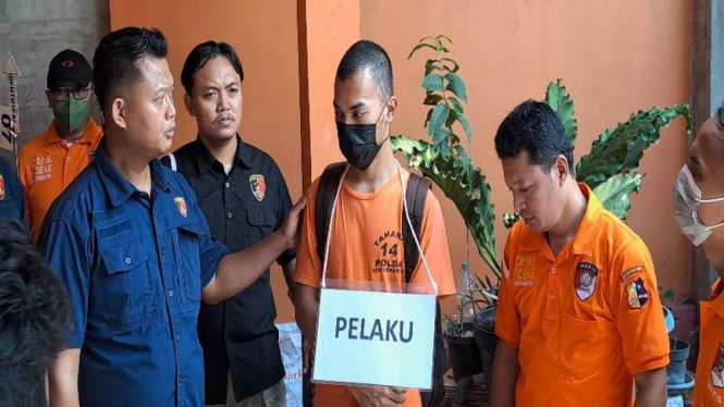 Rekonstruksi kasus mutilasi di Kaliurang, DIY.