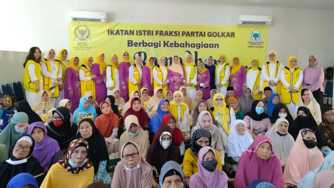 Para Istri Legislator Partai Golkar Gelar Kegiatan Amal
