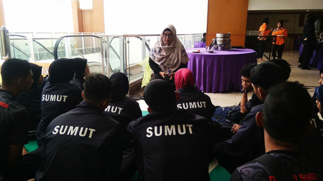Ketua IPSI Sumut, Dahliana saat memberikan pengarahan kepada para atlet