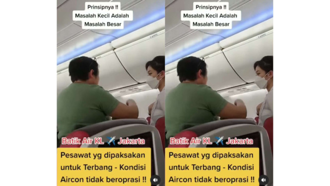 Penumpang Batik Air ngamuk gegara ac mati