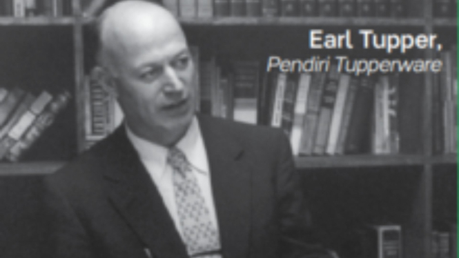 Pendiri Tupperware Earl Silas Tupper.