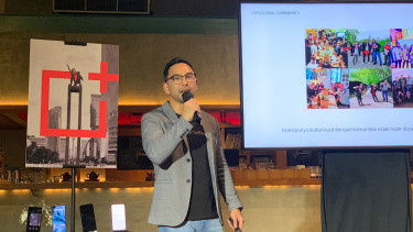 Head of Public Relations OnePlus Indonesia, Arga Bima Simanjuntak di Jakarta, Kamis, 13 April 2023.
