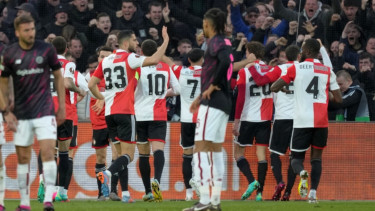 Feyenoord vs AS Roma di Liga Europa