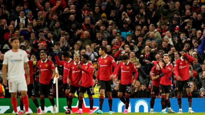Manchester United vs Sevilla di Liga Europa