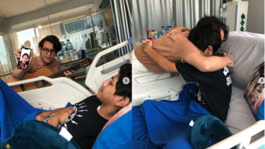 Ajak Nyanyi Bersama, Ardhito Pramono Jenguk David Ozora