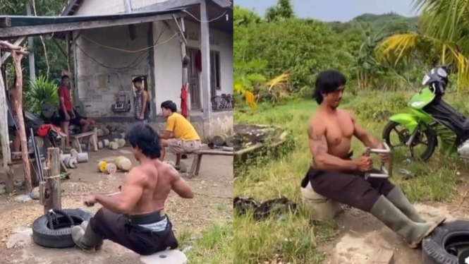 Sosok I Wayan Marlon Saputra pemuda Bali yang buat Arnold Schwarzenegger kagum