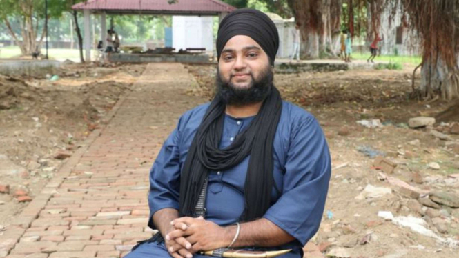 Mandeep Kaur Wanita Berjenggot di India