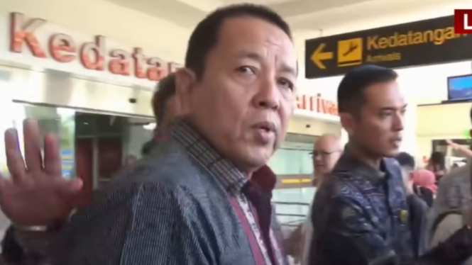 Wajah ketus Gubernur Lampung, Arinal Djunaidi ditanya intimidasi keluarga Bima 