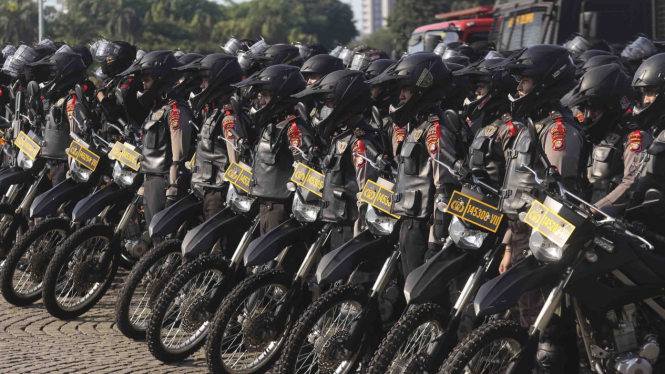 Apel gelar pasukan pengamanan Polri