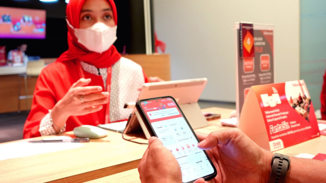 Gerai Telkomsel.