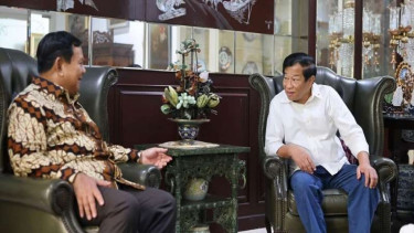 Prabowo Subianto bersama Agum Gumelar