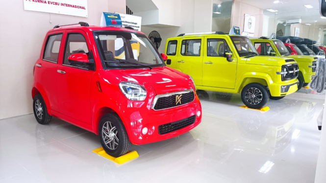 3 mobil listrik  K-KOOPER, KX-UPGRADE dan K-BLADE SERIES