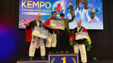 Atlet Indonesia Dirhamsyah juara dunia kempo di Portugal