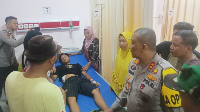 Korban bentrok warga antar desa di Kabupaten Sarolangun, Jambi