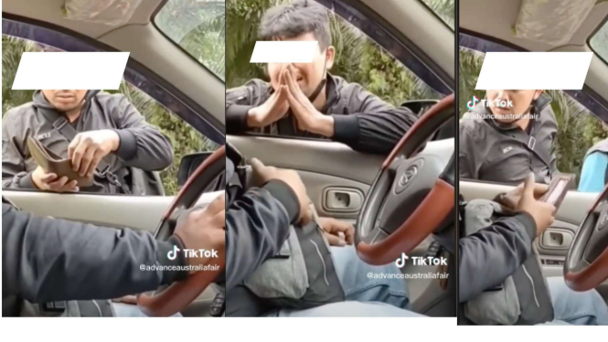 Pria Ini Berhentikan Mobil dan Memalak, Ternyata Isinya Intel