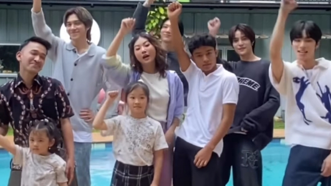 Heboh video member WayV mampir ke rumah Ruben Onsu