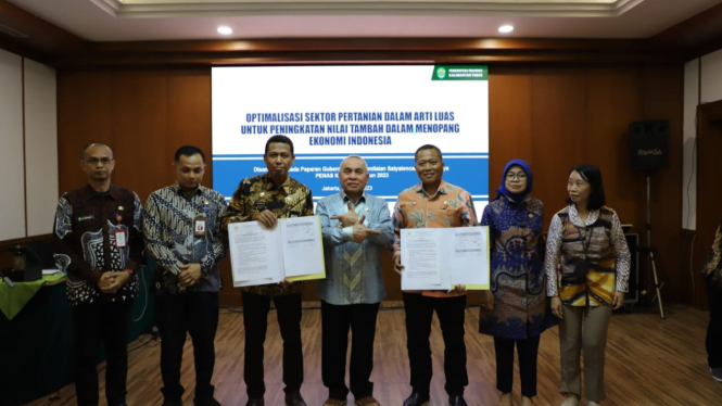 Gubernur Kaltim, Dr H Isran Noor menghadiri undangan Kementerian Pertanian
