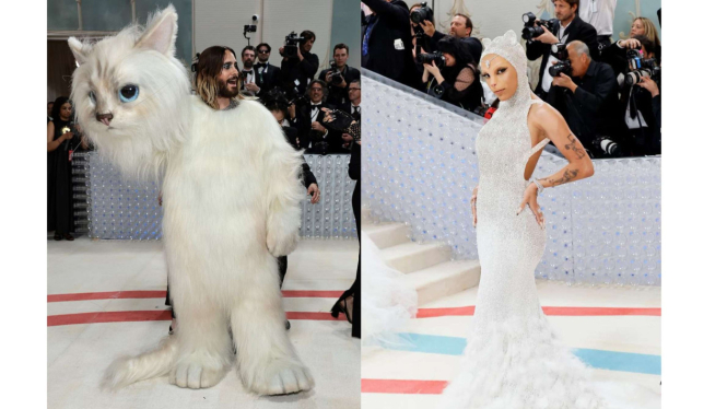 Jared Leto dan Doja Cat di Met Gala 2023