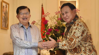 Ketua Umum Partai Gerindra Prabowo Subianto melakukan pertemuan dengan mantan wa