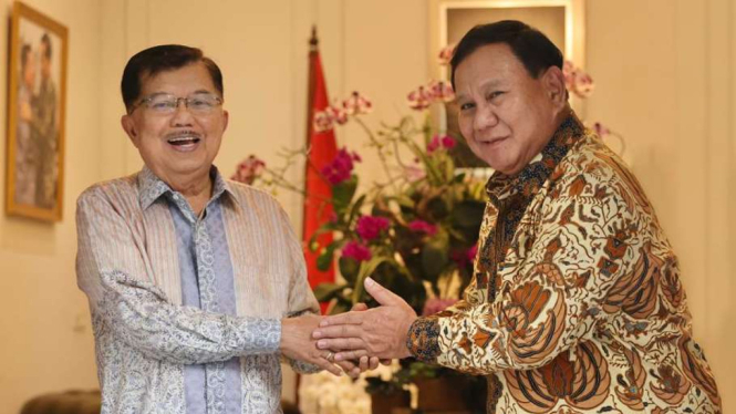 Ketua Umum Partai Gerindra Prabowo Subianto melakukan pertemuan dengan mantan wa
